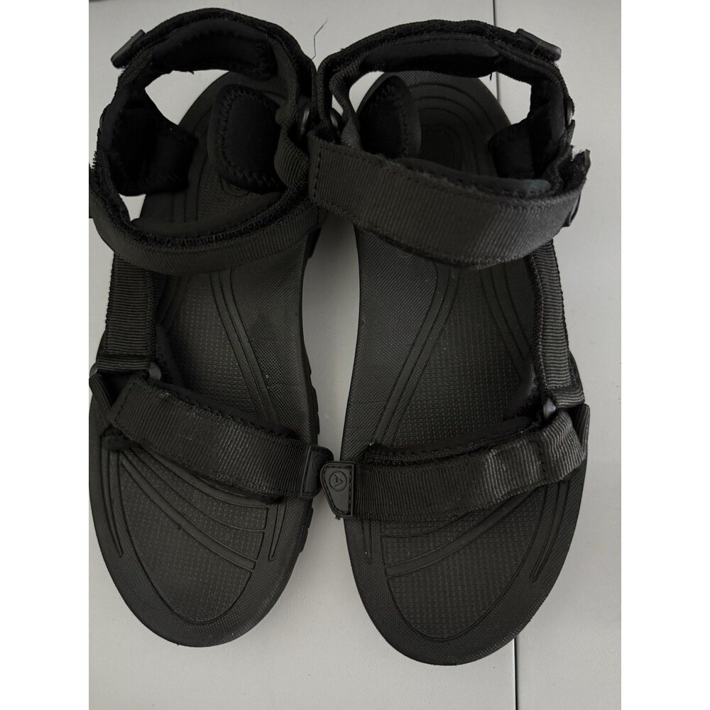 Atika Outdoor Trail Water Hook and Loop Sandals 8 Black Womens Waterproof